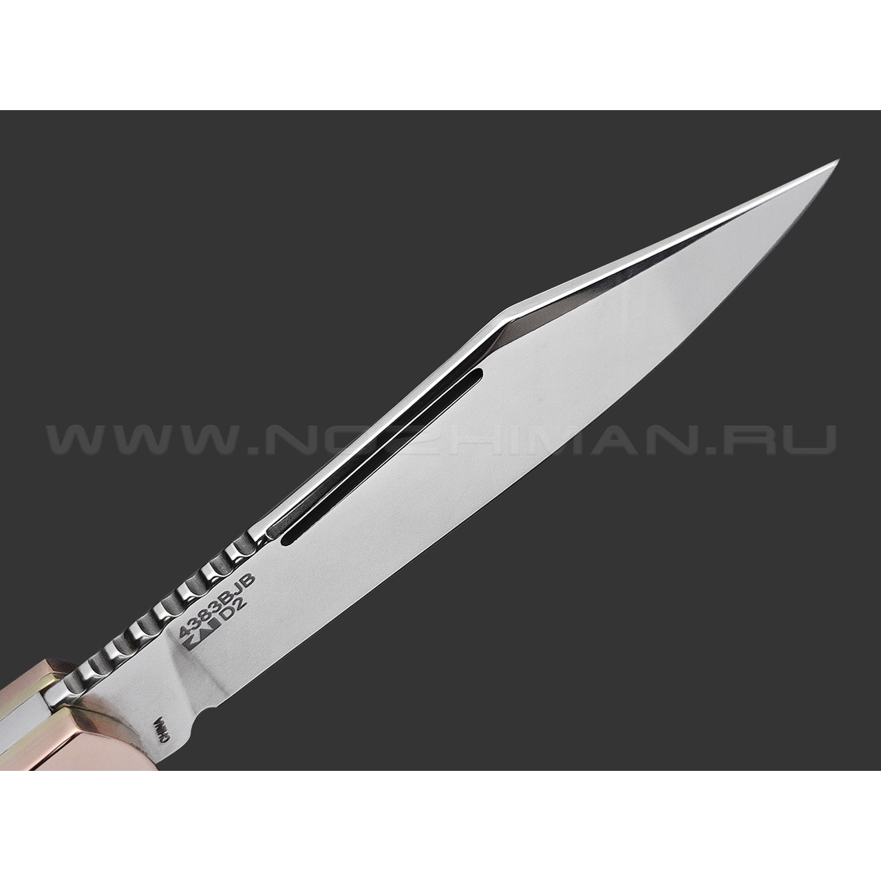 Нож Kershaw Culpepper Brown Bone 4383BJB сталь D2, рукоять Кость, медь, латунь