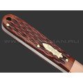 Нож Kershaw Culpepper Brown Bone 4383BJB сталь D2, рукоять Кость, медь, латунь