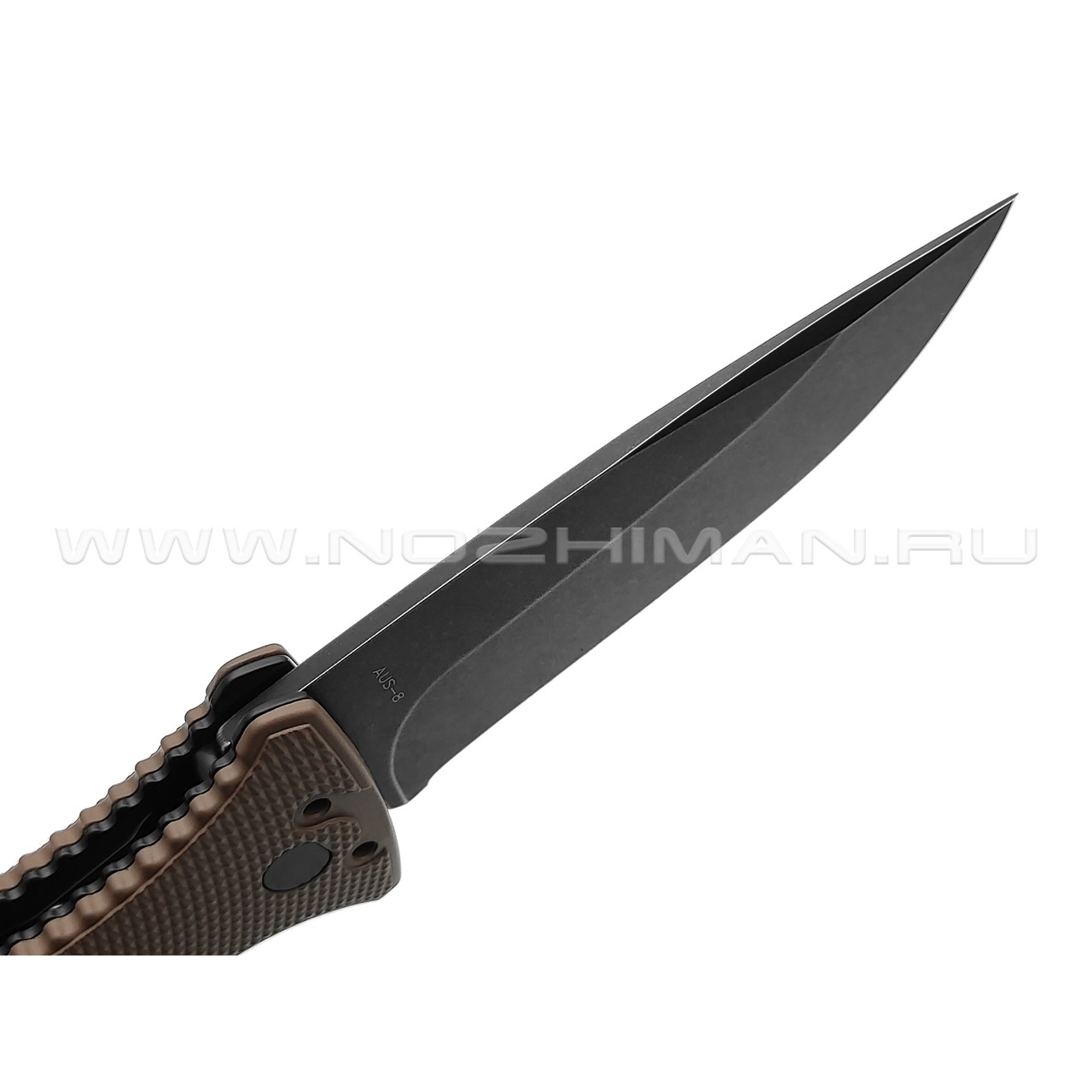 Нож Boker Plus Strike Coyote Spearpoint 01BO424, сталь Aus 8, рукоять Aluminum 6061 T-6