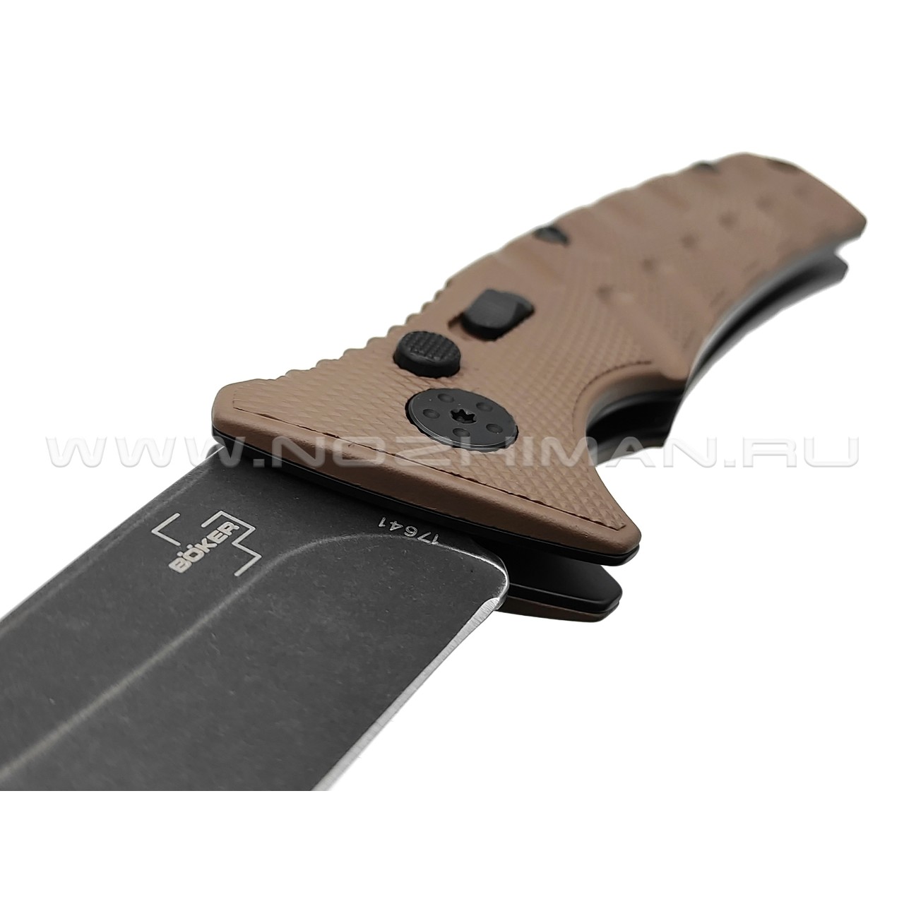 Нож Boker Plus Strike Coyote Spearpoint 01BO424, сталь Aus 8, рукоять Aluminum 6061 T-6
