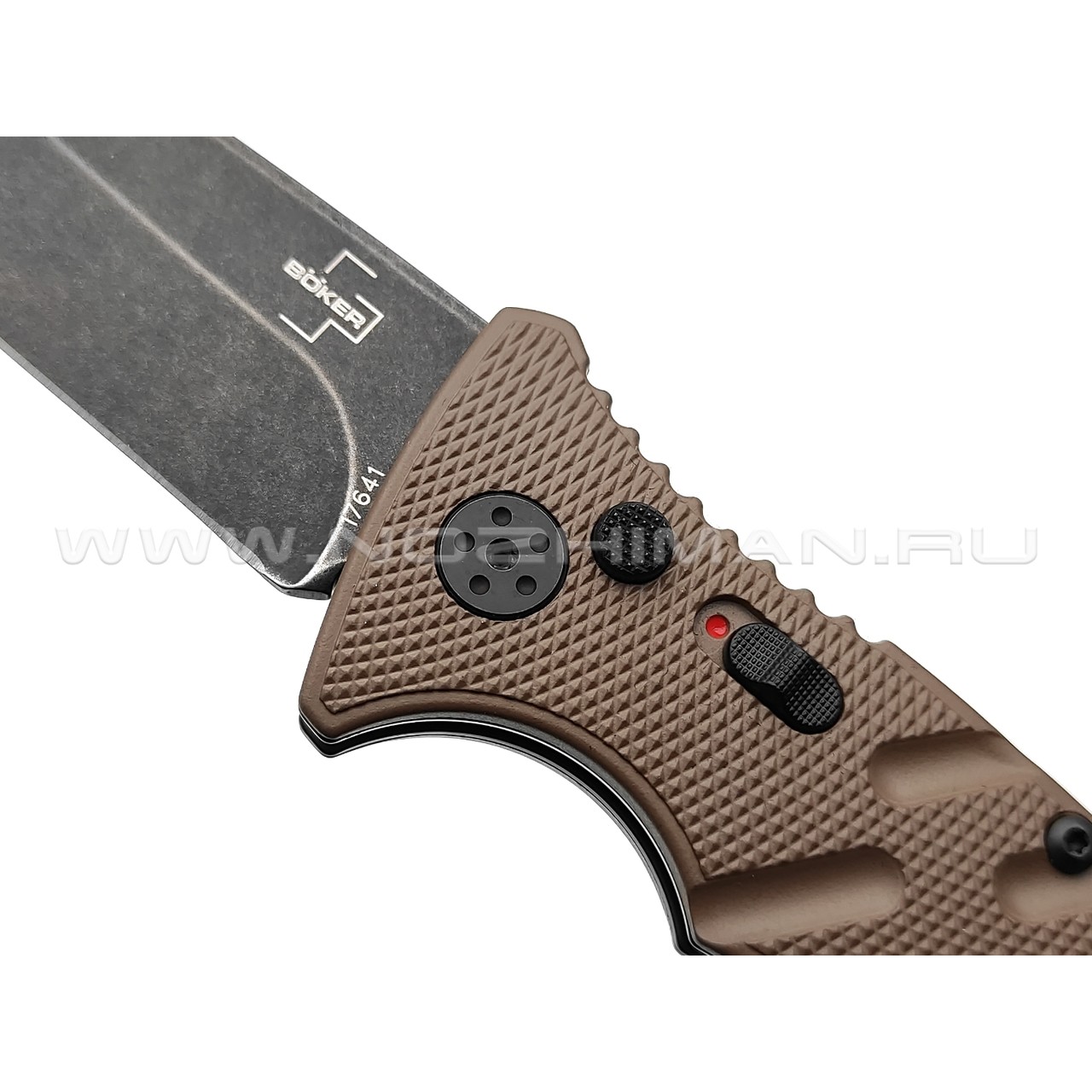 Нож Boker Plus Strike Coyote Spearpoint 01BO424, сталь Aus 8, рукоять Aluminum 6061 T-6