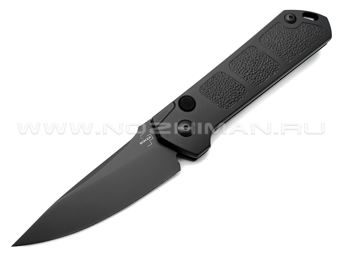 Нож Boker 01BO951 Kihon Auto Black сталь Aus-8, рукоять aluminium 6061-T6