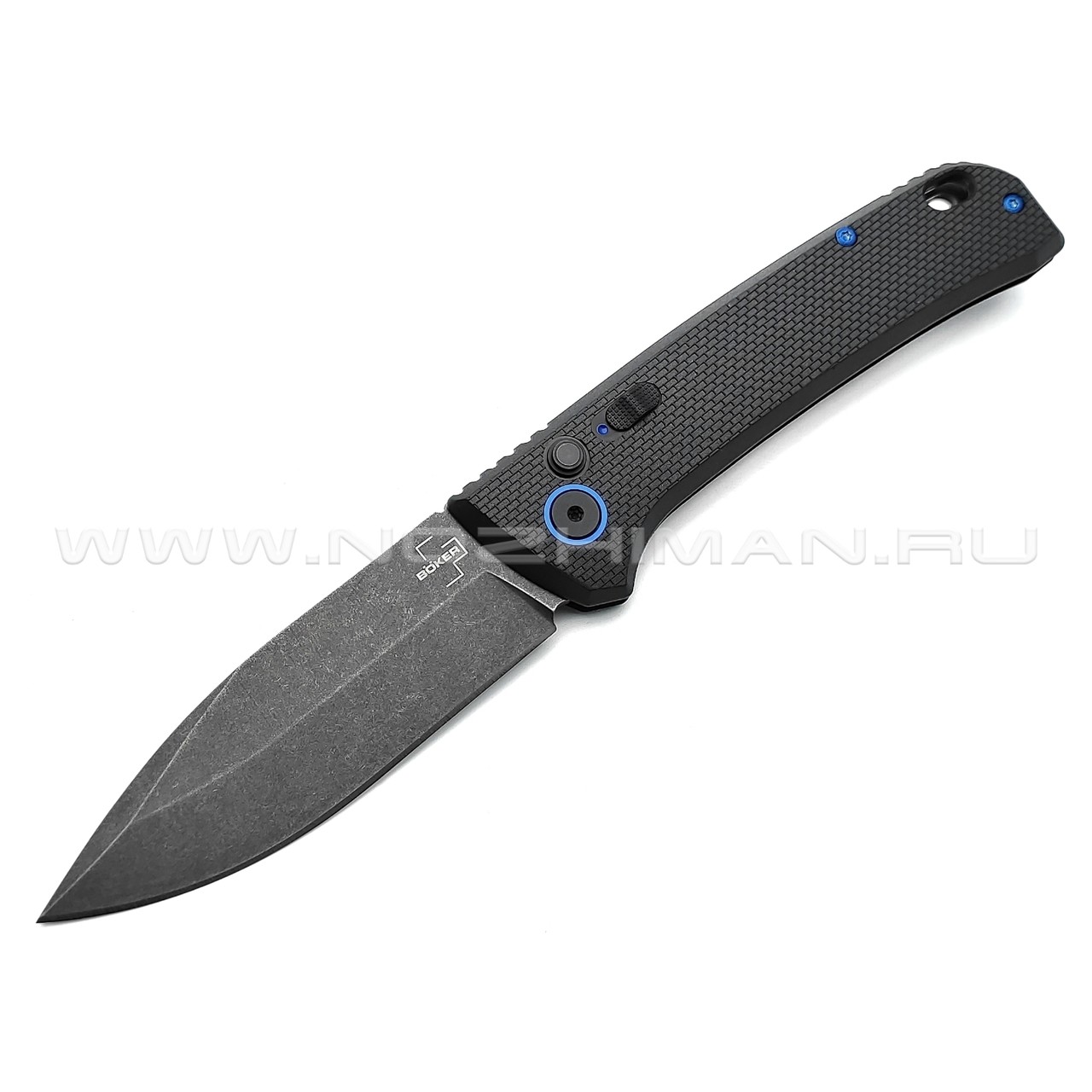 Нож Boker Plus FRND Black 01BO921 сталь D2 блэквош, рукоять Grivory