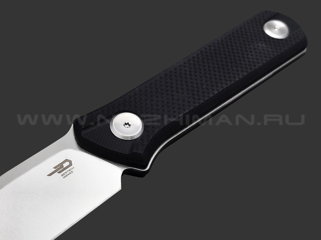 Нож Bestech Hedron BFK02A сталь D2 stonewash, рукоять G10 black