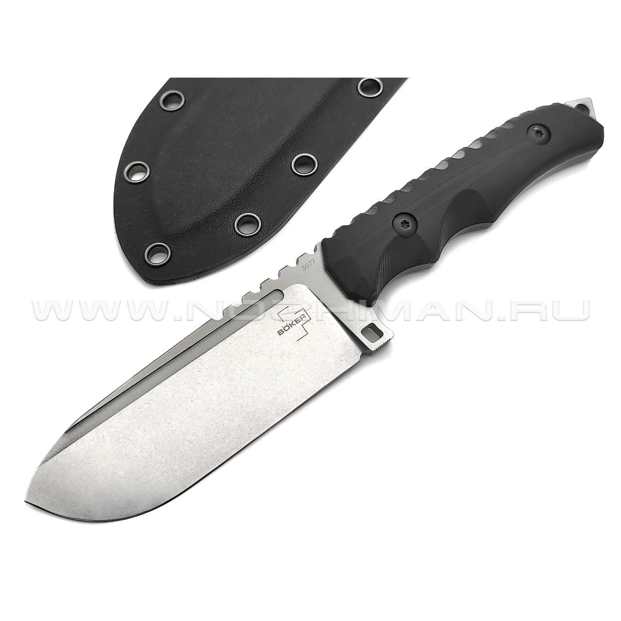Нож Boker Plus Hermod 2.0 02BO053 сталь D2, рукоять G10 black