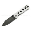 Нож QSP Canary folder QS150-G2 сталь 14C28N black, рукоять G10 white Нож QSP Canary folder QS150-G2 сталь 14C28N black, рукоять G10 white