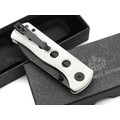 Нож QSP Canary folder QS150-G2 сталь 14C28N black, рукоять G10 white Нож QSP Canary folder QS150-G2 сталь 14C28N black, рукоять G10 white