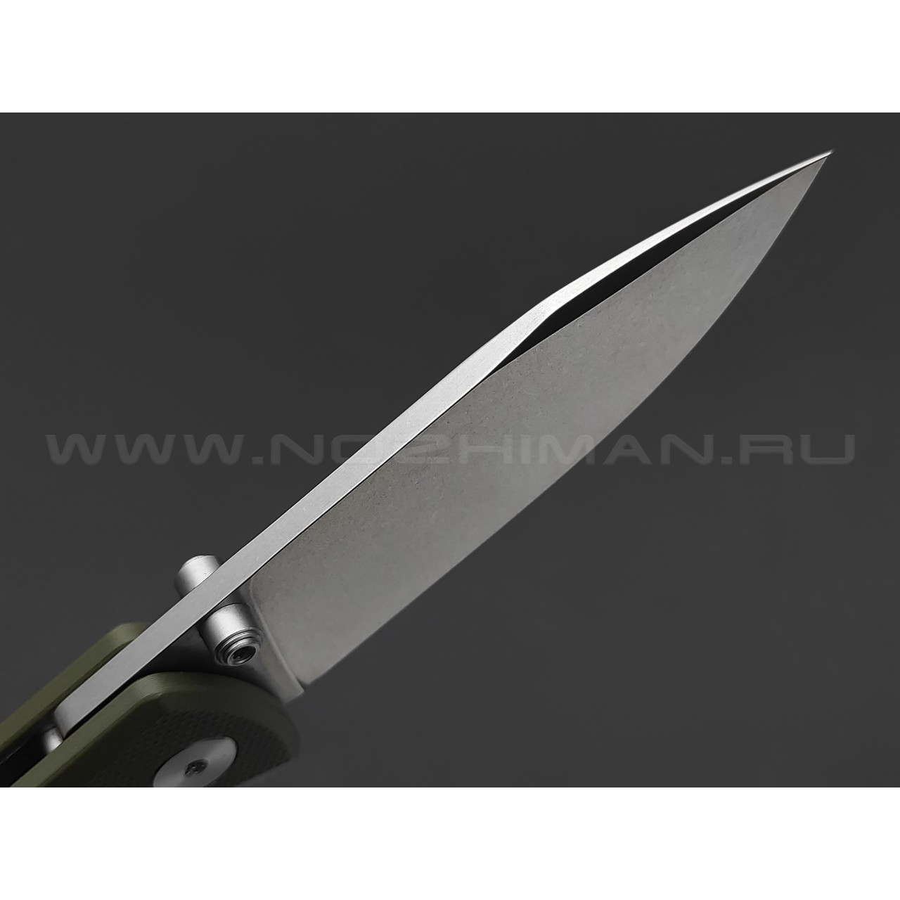 Нож QSP Canary folder QS150-F1 сталь 14C28N стоунвош, рукоять G10 green
