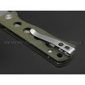 Нож QSP Canary folder QS150-F1 сталь 14C28N стоунвош, рукоять G10 green