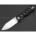 Нож QSP Canary folder QS150-A1 сталь 14C28N стоунвош, рукоять G10 black Нож QSP Canary folder QS150-A1 сталь 14C28N стоунвош, рукоять G10 black