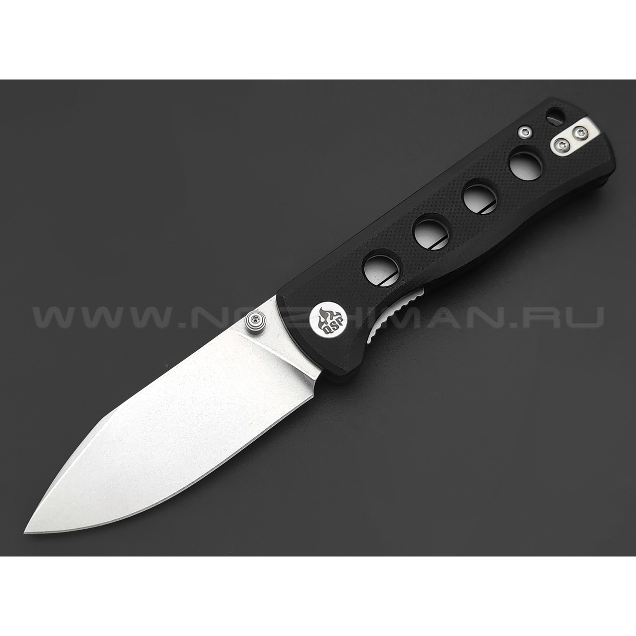 Нож QSP Canary folder QS150-A1 сталь 14C28N стоунвош, рукоять G10 black