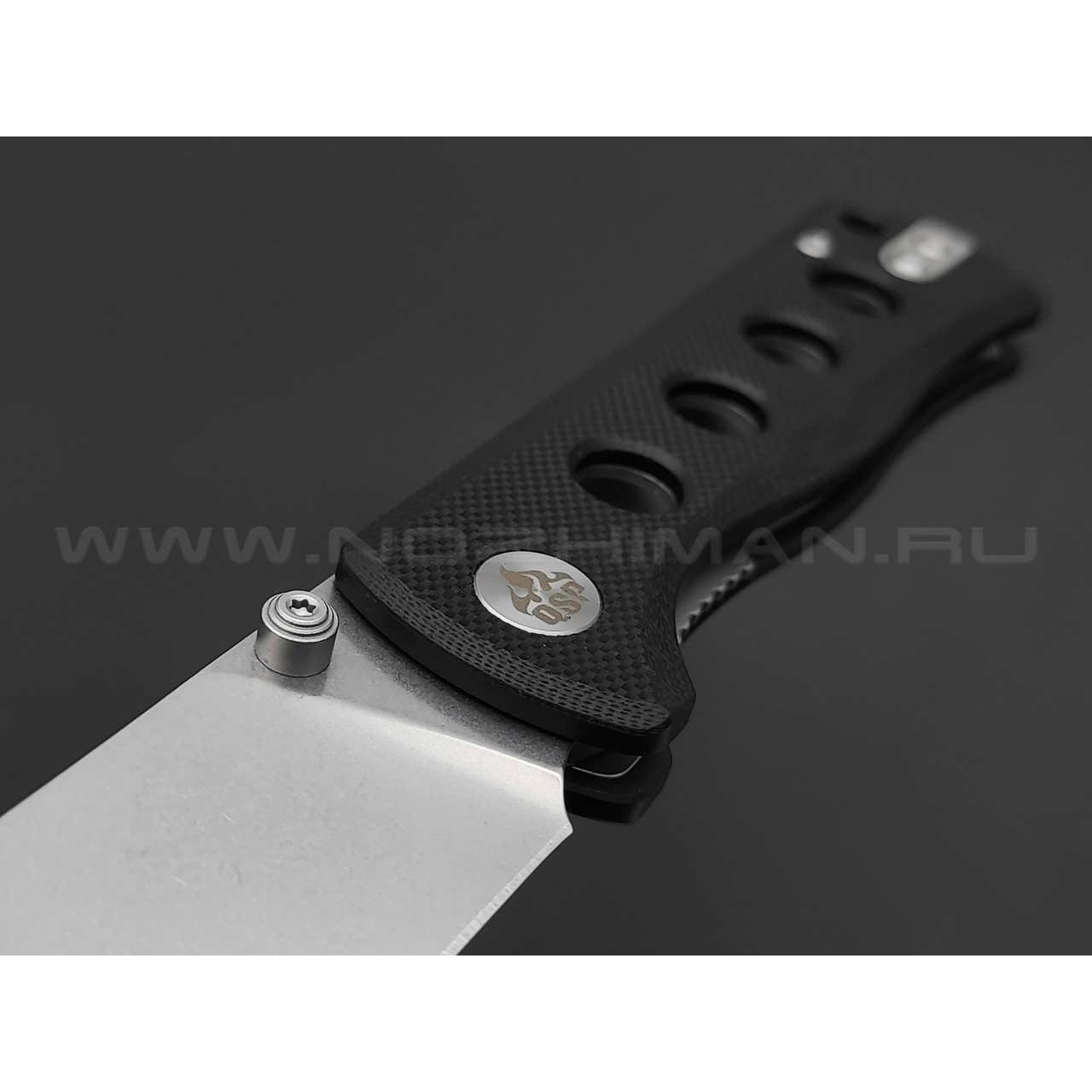 Нож QSP Canary folder QS150-A1 сталь 14C28N стоунвош, рукоять G10 black