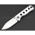 Нож QSP Canary folder QS150-G1 сталь 14C28N стоунвош, рукоять G10 white