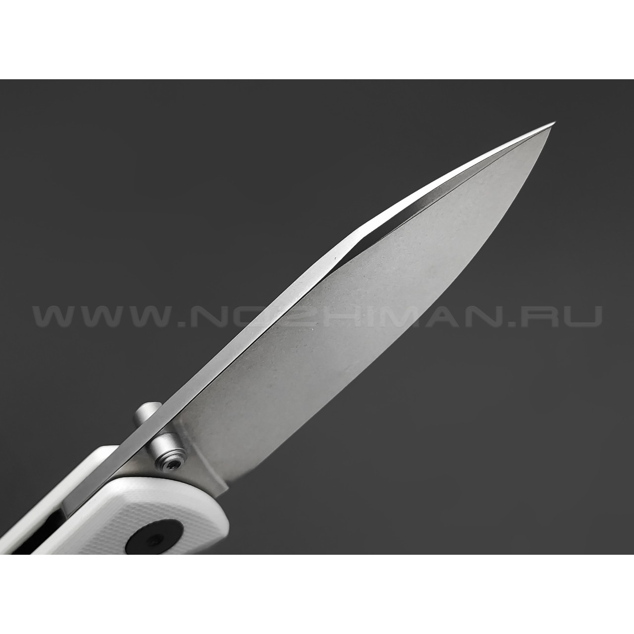 Нож QSP Canary folder QS150-G1 сталь 14C28N стоунвош, рукоять G10 white