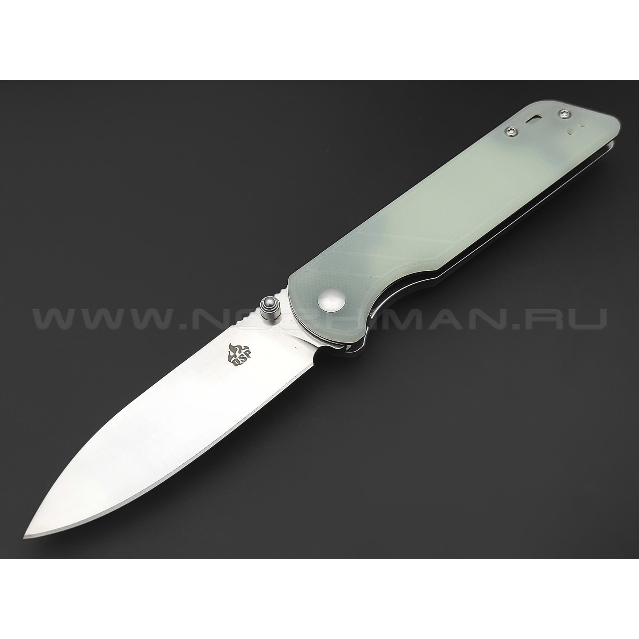 Нож QSP Parrot QS102-C сталь D2, рукоять G10 jade
