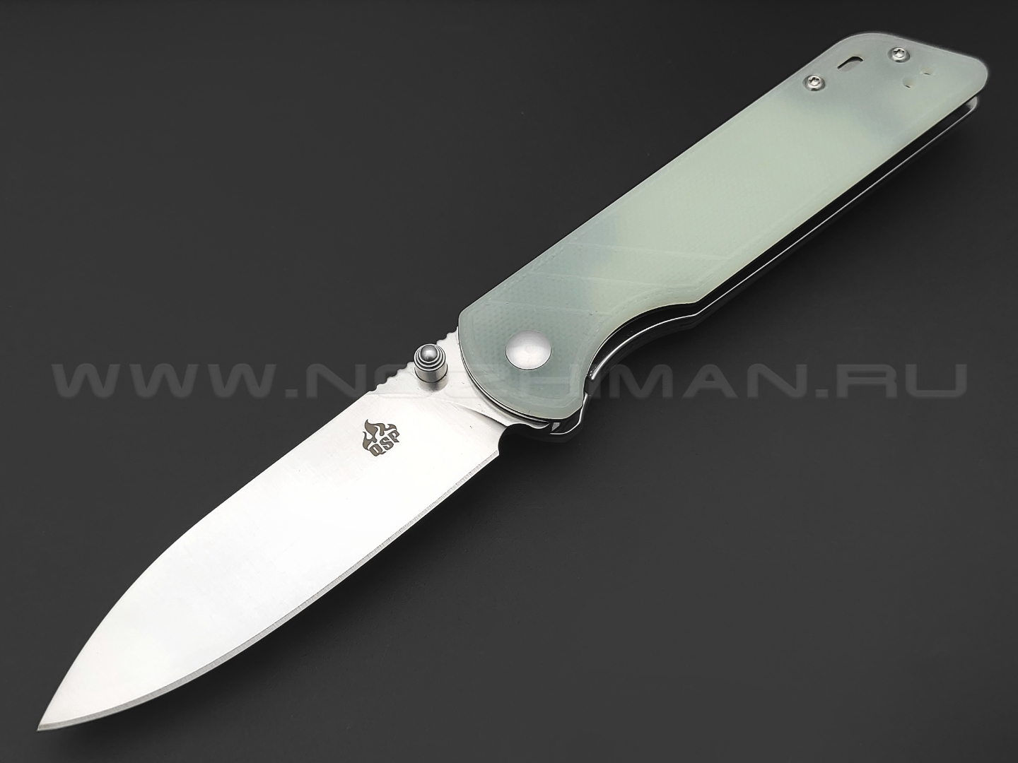 Нож QSP Parrot QS102-C сталь D2, рукоять G10 jade
