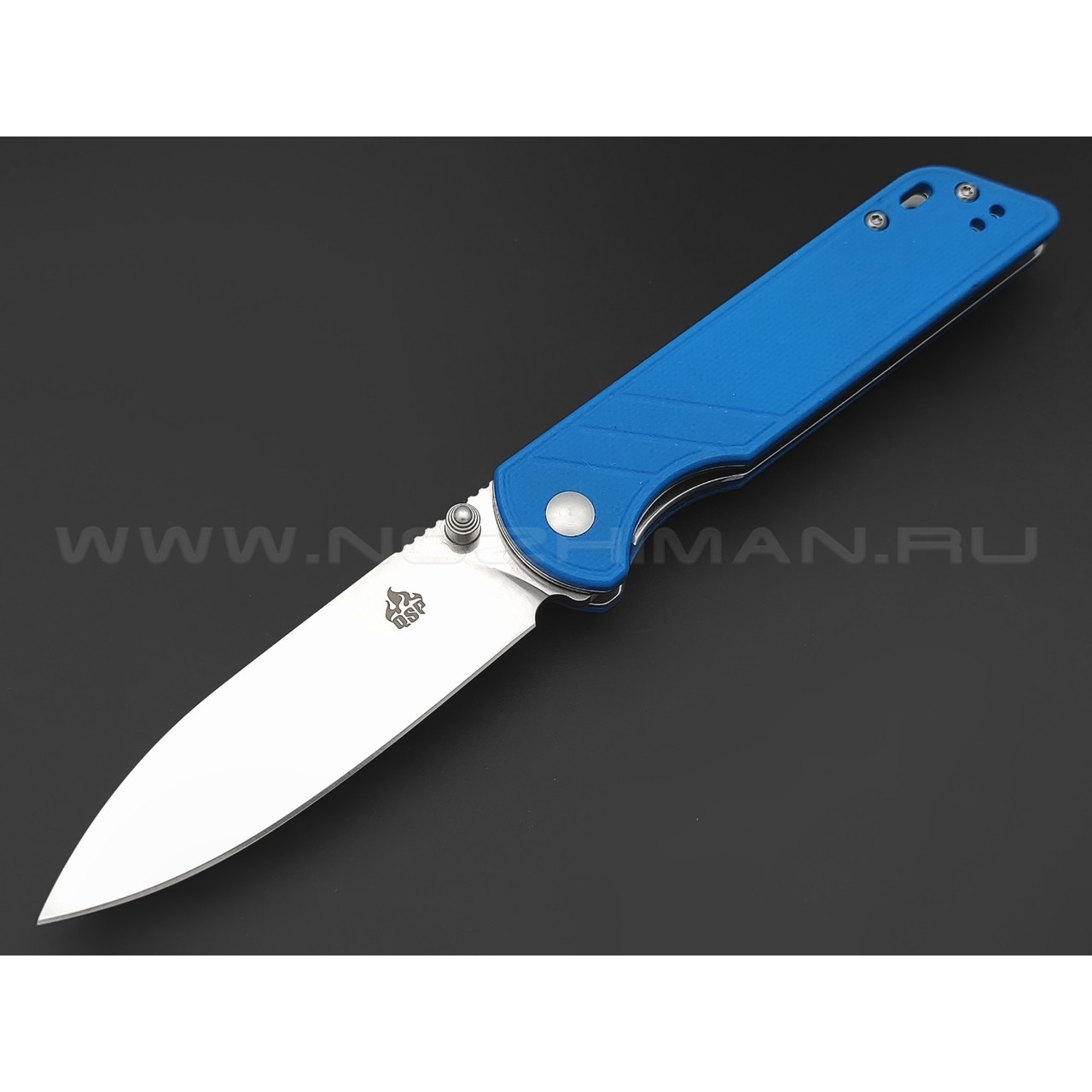 Нож QSP Parrot QS102-D сталь D2, рукоять G10 blue