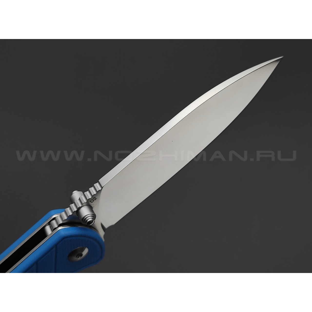 Нож QSP Parrot QS102-D сталь D2, рукоять G10 blue