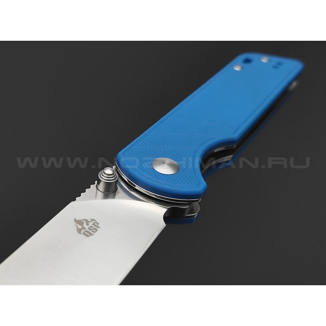 Нож QSP Parrot QS102-D сталь D2, рукоять G10 blue