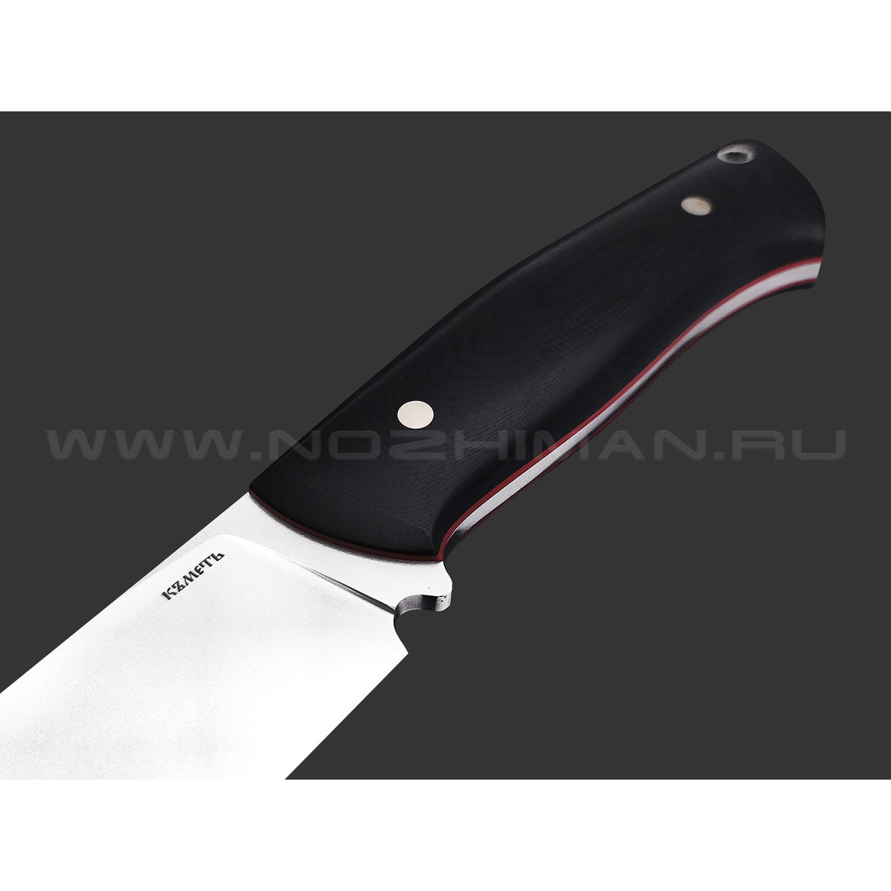Кметь нож Универсал сталь Bohler K340, рукоять G10 black