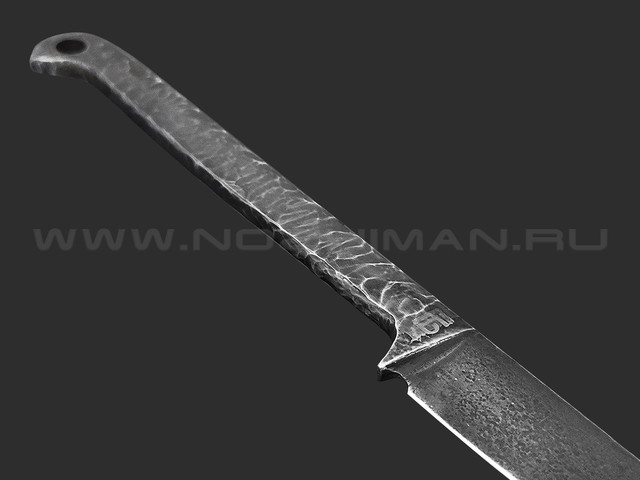 Богдан Гоготов скелетный нож NBG-45 сталь M398 травление, рукоять сталь