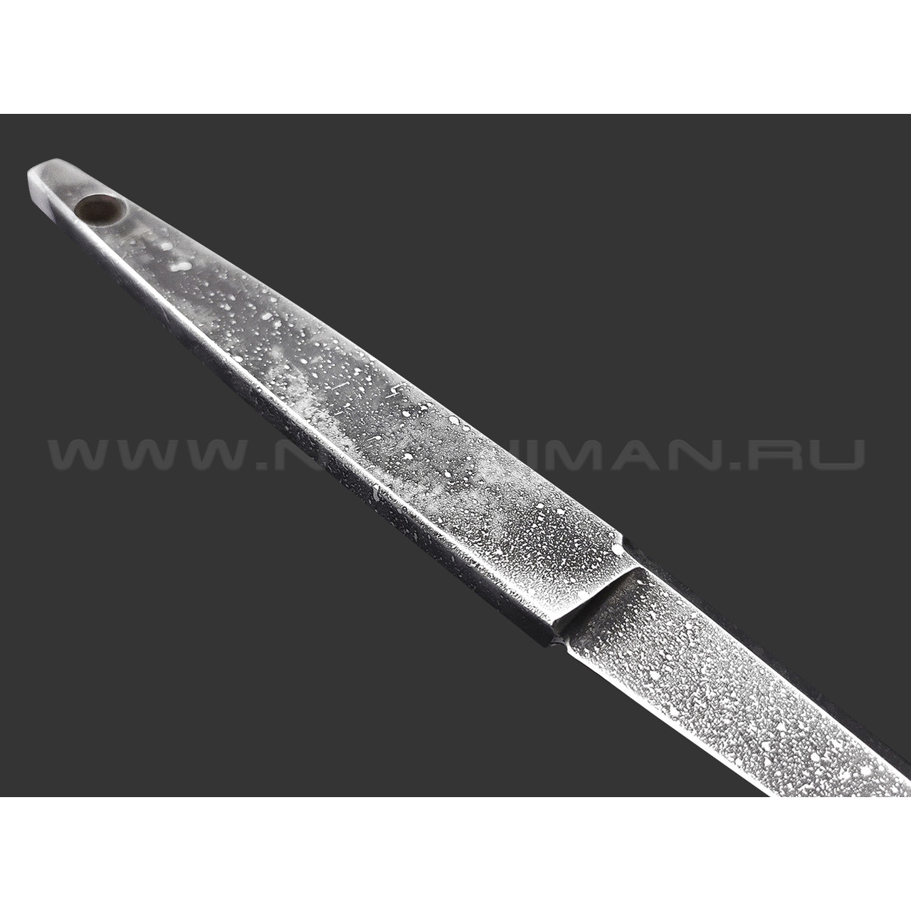 Богдан Гоготов скелетный нож NBG-46 сталь PGK травление, рукоять сталь