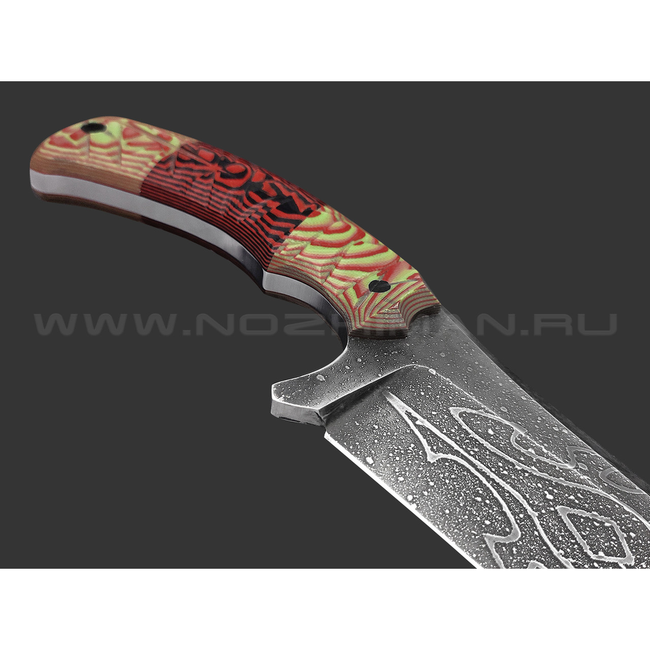 Богдан Гоготов нож NBG-53 Orс Edition сталь 95Х18 травление, рукоять Комбинированная G10