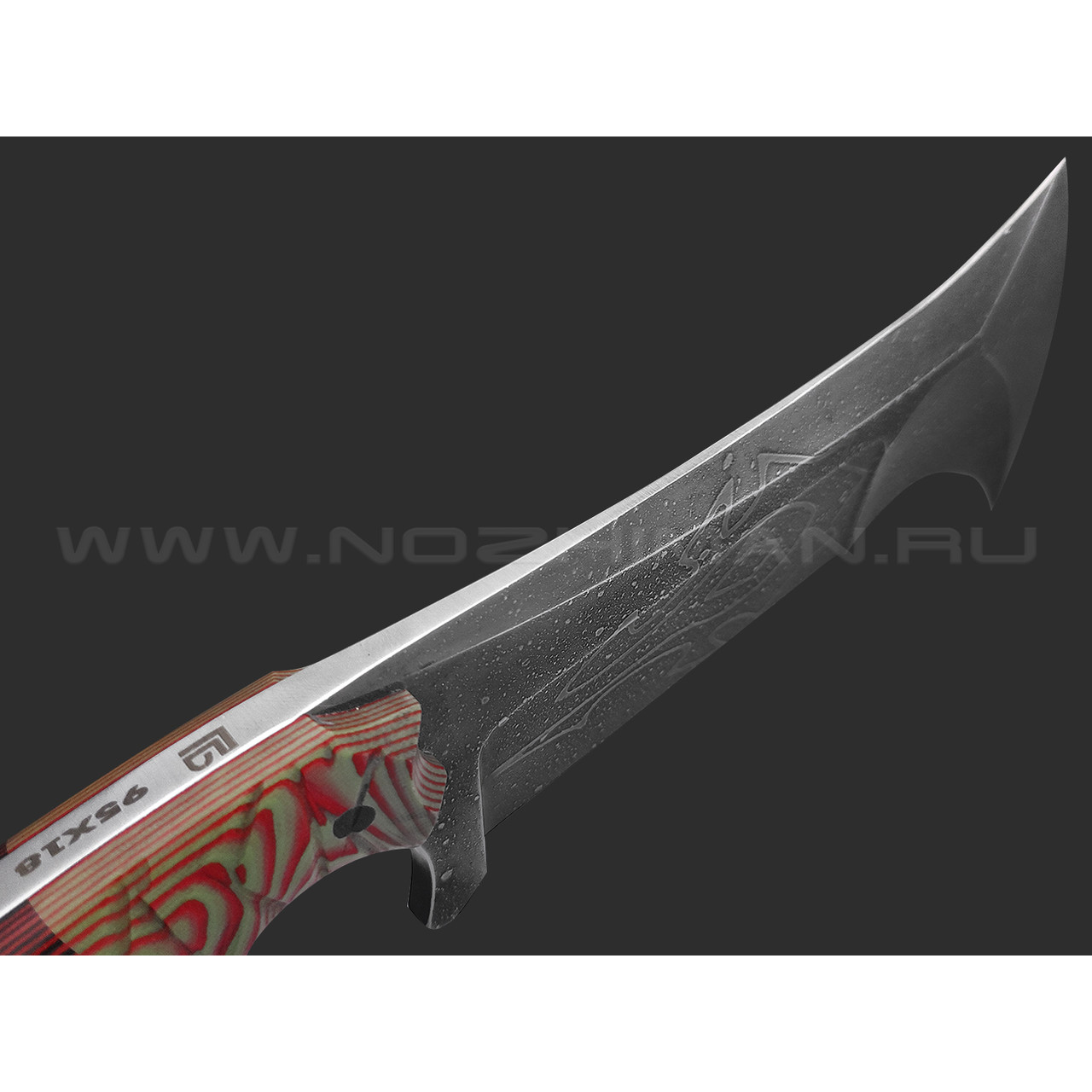 Богдан Гоготов нож NBG-53 Orс Edition сталь 95Х18 травление, рукоять Комбинированная G10