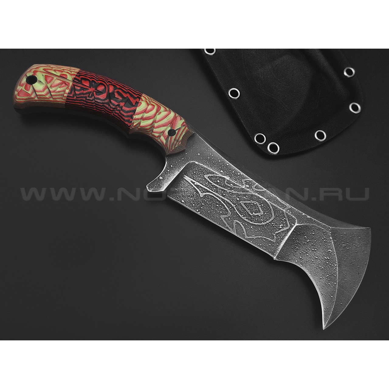Богдан Гоготов нож NBG-53 Orс Edition сталь 95Х18 травление, рукоять Комбинированная G10