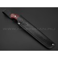 7 ножей нож Путник сталь D2 satin, рукоять G10 black & red