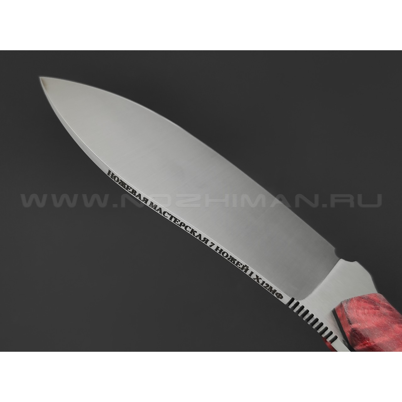 7 ножей нож Нессмук сталь Х12МФ satin, рукоять Стаб. кап клена, G10 black