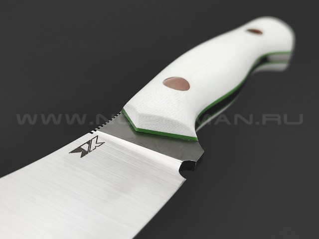 7 ножей нож Нессмук сталь VG-10 satin, рукоять G10 white & green