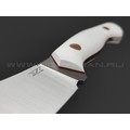 7 ножей нож Нессмук сталь VG-10 satin, рукоять G10 white & red 7 ножей нож Нессмук сталь VG-10 satin, рукоять G10 white & red