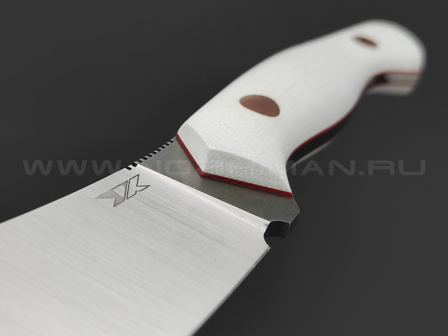 7 ножей нож Нессмук сталь VG-10 satin, рукоять G10 white & red