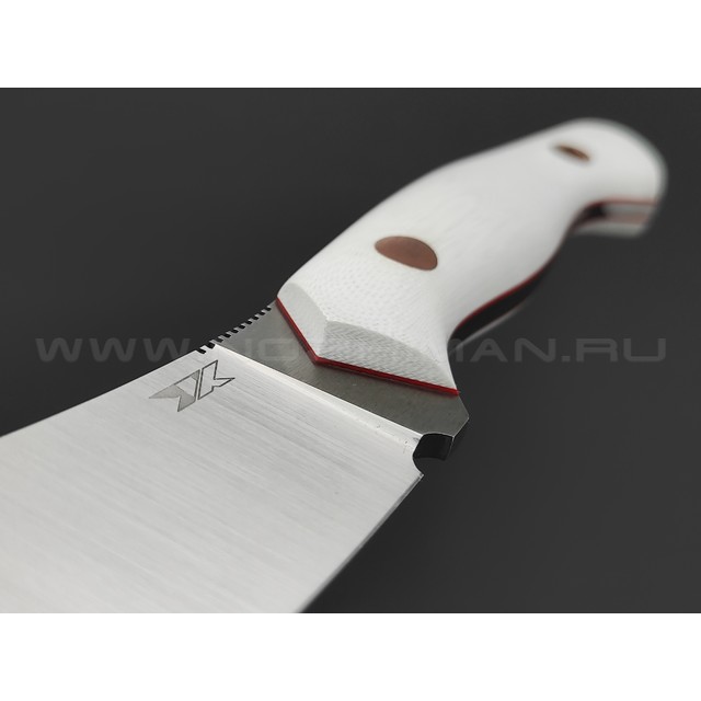 7 ножей нож Нессмук сталь VG-10 satin, рукоять G10 white & red