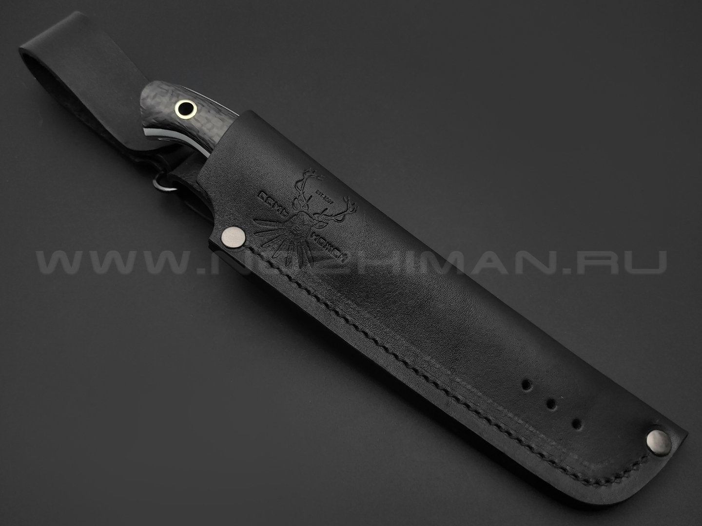 7 ножей нож Нессмук сталь D2 satin, рукоять Carbon fiber, G10 white