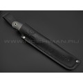 7 ножей нож Йети сталь K340 satin, рукоять Стаб. торцевой ясень, G10 blue