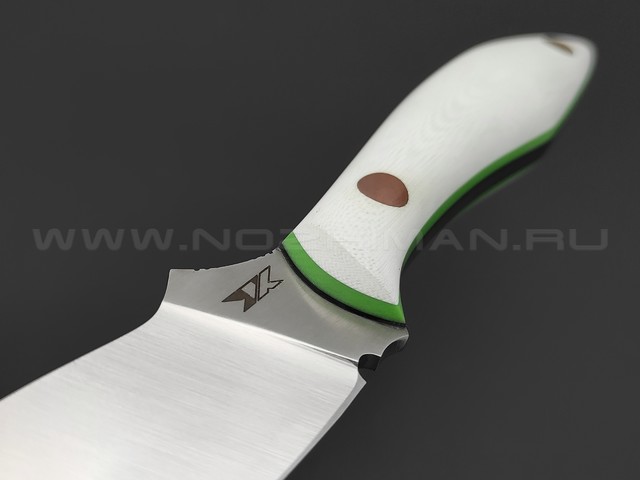 7 ножей нож Канадец сталь VG-10 satin, рукоять G10 white & green