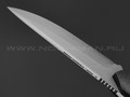 7 ножей нож Айсберг сталь D2 stonewash, рукоять Carbon fiber, G10 black