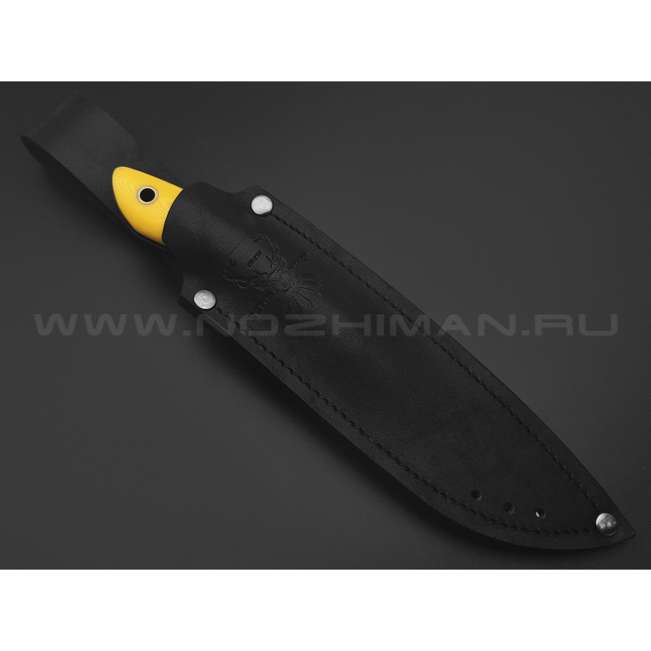 7 ножей нож Ц2 сталь Aus-10Co satin, рукоять G10 yellow & black