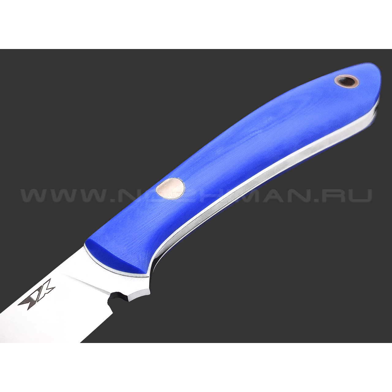 7 ножей нож Ц2 сталь PGK satin, рукоять G10 blue & white