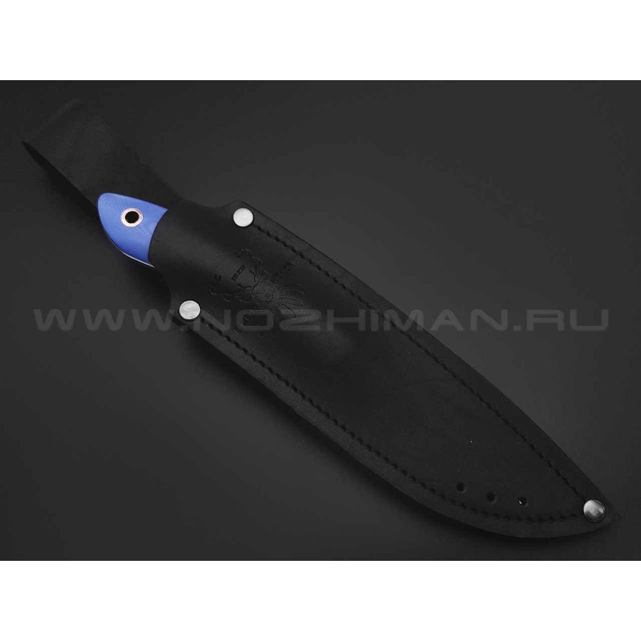7 ножей нож Ц2 сталь PGK satin, рукоять G10 blue & white