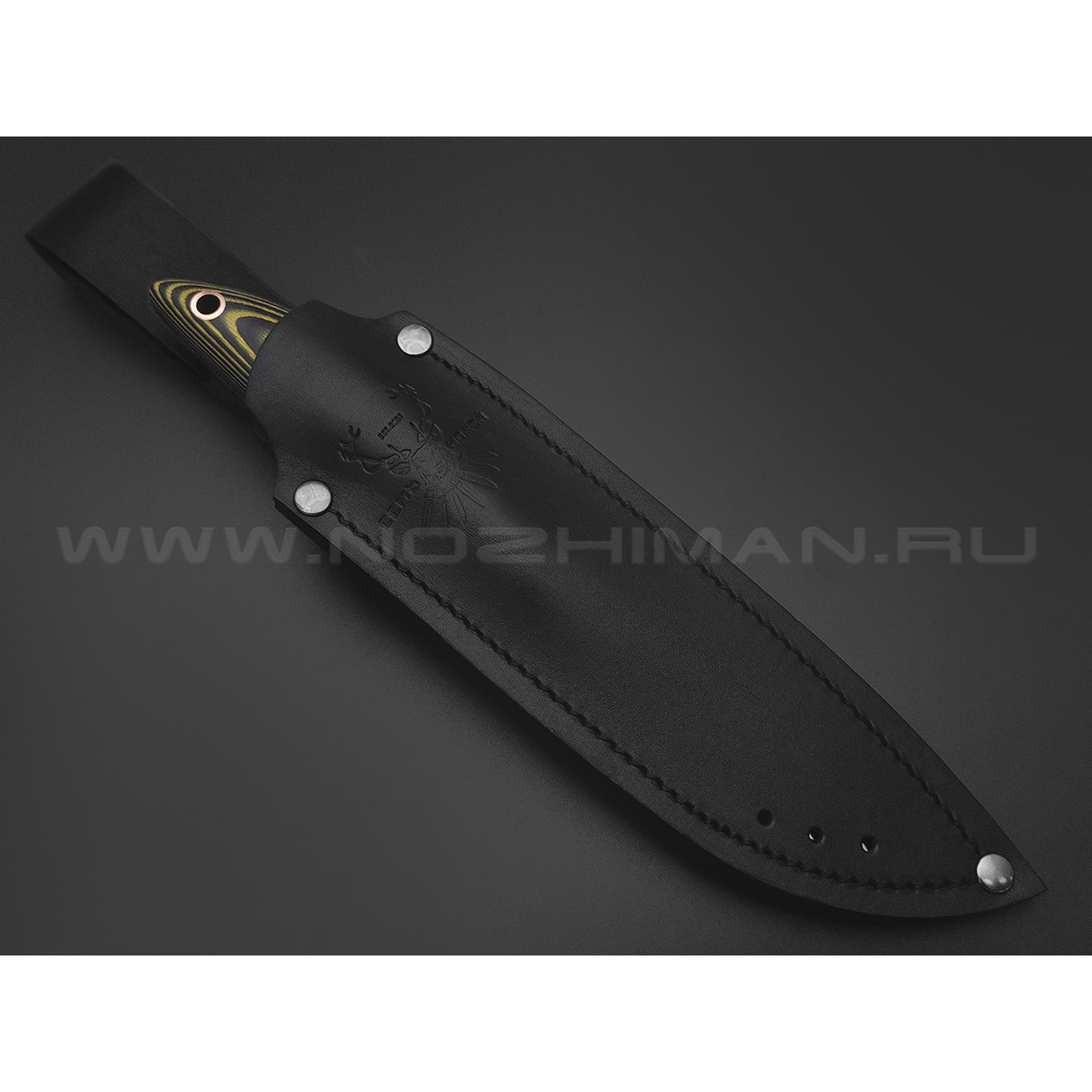 7 ножей нож Канадец сталь Aus-10Co satin, рукоять G10 black & yellow