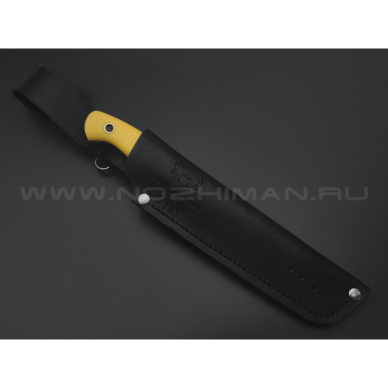 7 ножей нож Нессмук сталь PGK satin, рукоять G10 yellow & black