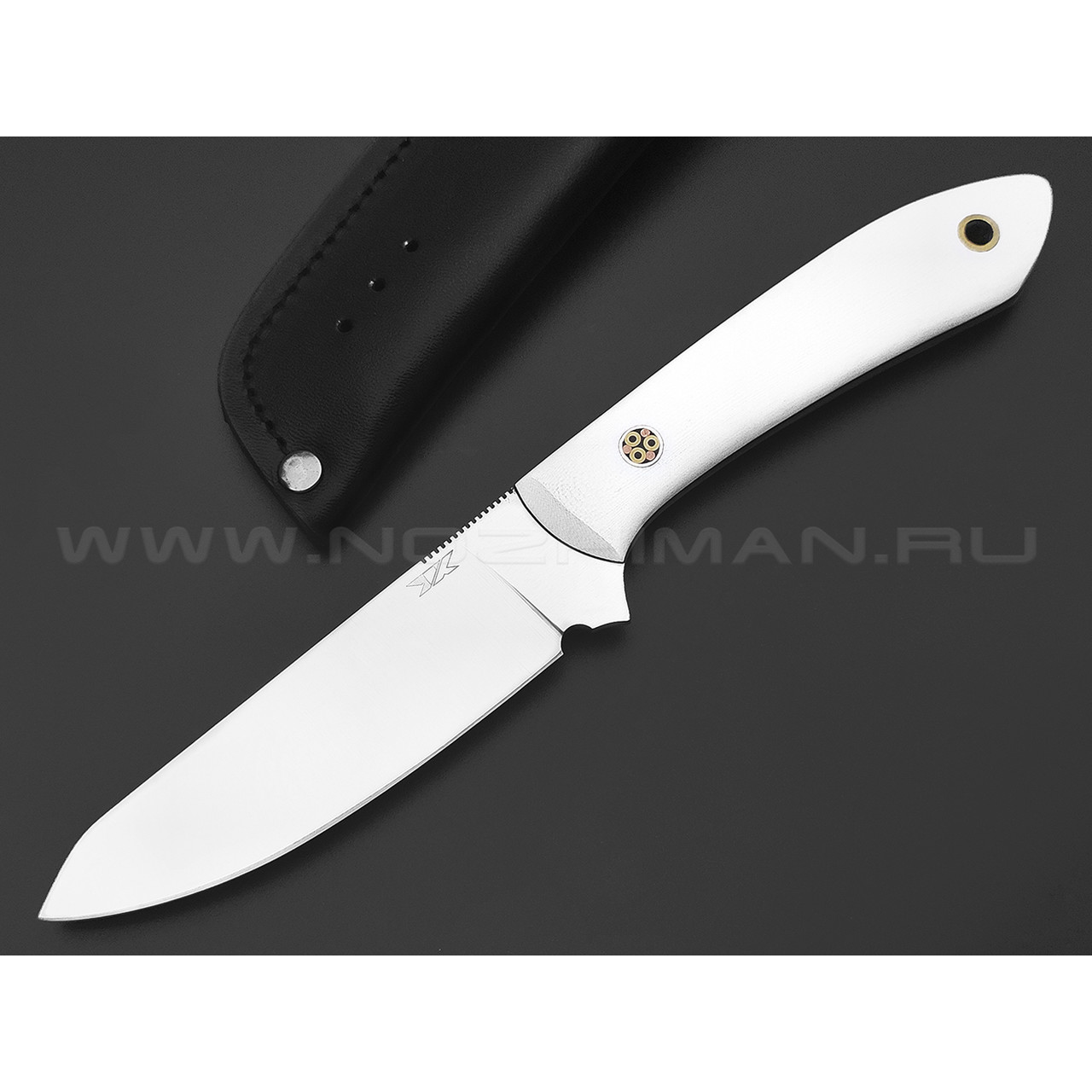 7 ножей нож Ц1 сталь PGK satin, рукоять G10 white & black