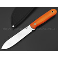 7 ножей нож Кефарт сталь K340 satin, рукоять G10 orange & black
