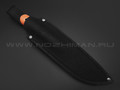 7 ножей нож Кефарт сталь K340 satin, рукоять G10 orange & black