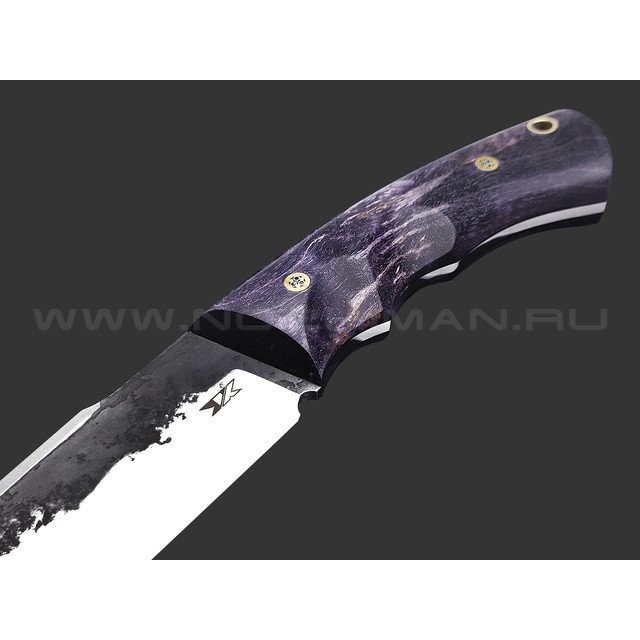 7 ножей нож Беркут XL сталь Х12МФ satin & ковка, рукоять Стаб. карельская береза, G10 black