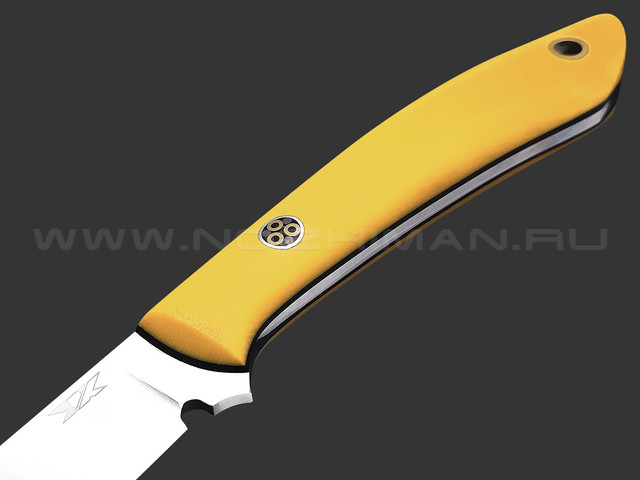 7 ножей нож Ц2 сталь Aus-10Co satin, рукоять G10 yellow & black