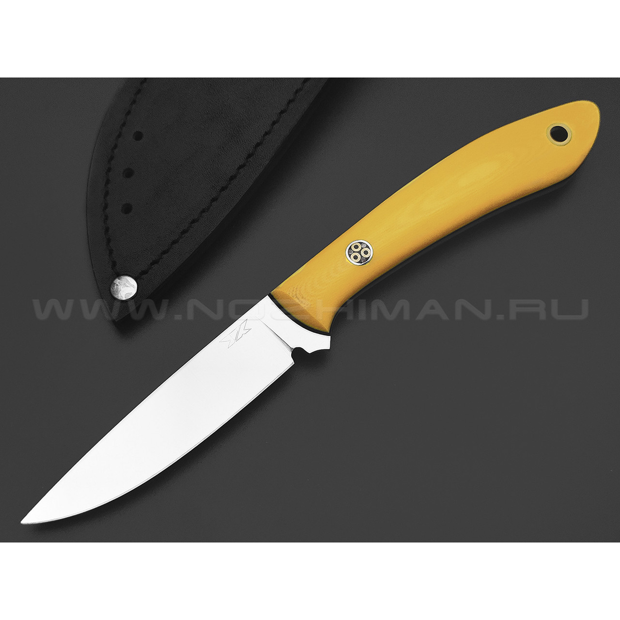 7 ножей нож Ц2 сталь Aus-10Co satin, рукоять G10 yellow & black